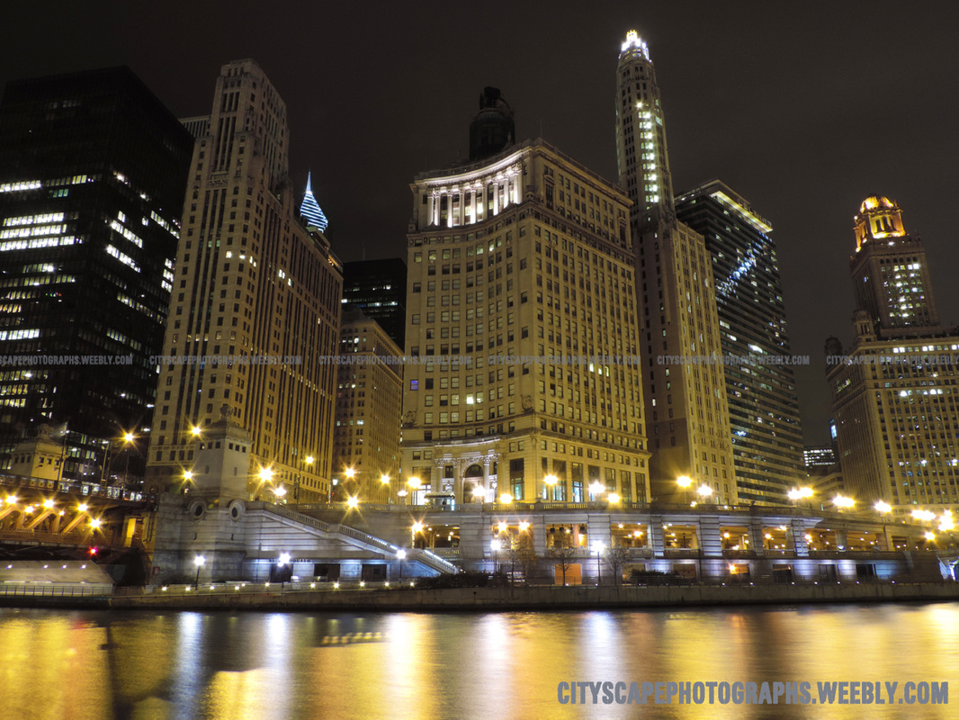Picture, Chicago, city, skyline, cityscape, downtown, Illinois, buildings, architecture, skyscrapers, photograph, photography, USA, Lake, Michigan